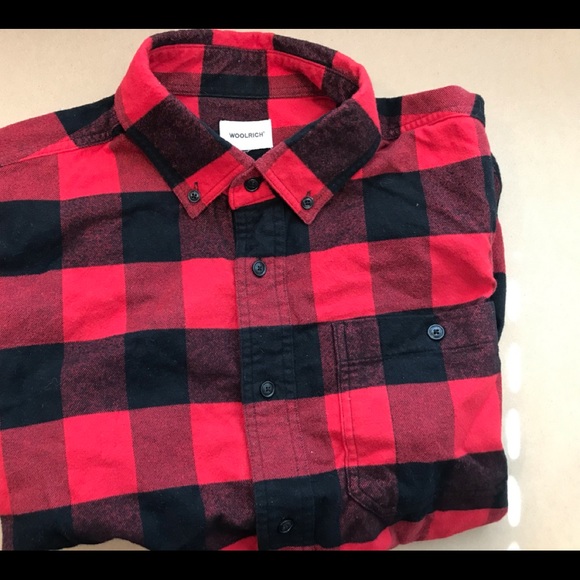 Woolrich Buffalo Flannel Shirt Alaskan Farmhouse Lumberjack long sleeve Shirt - Picture 7 of 9